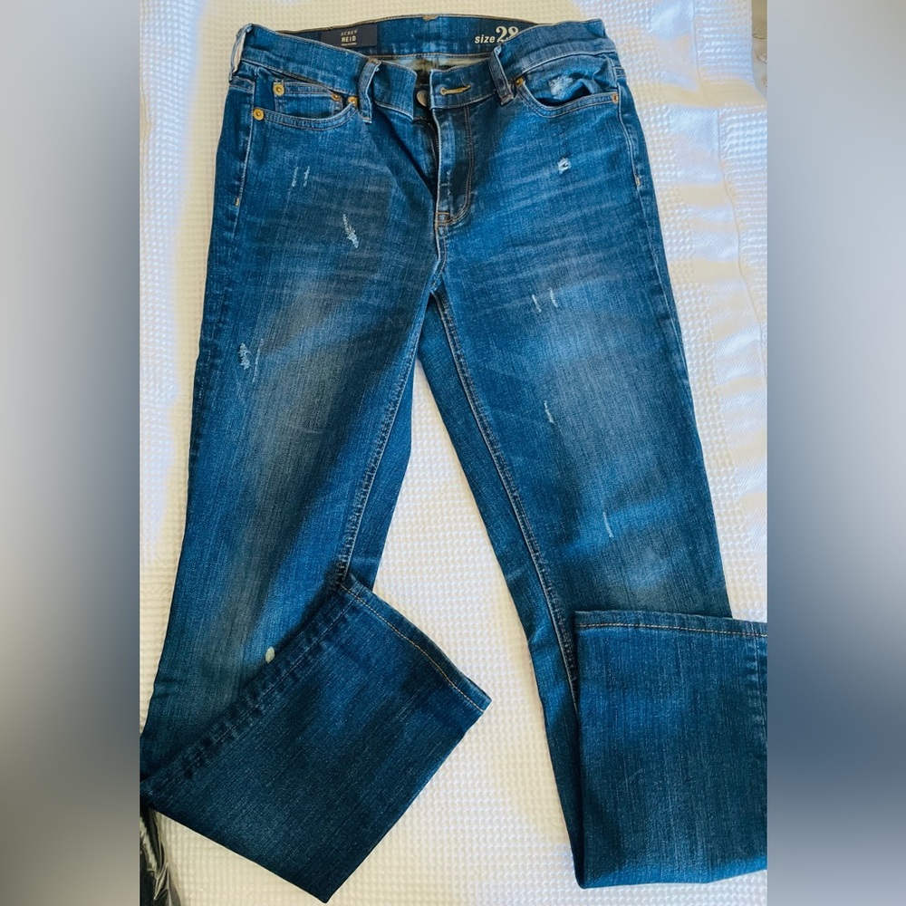 J. Crew Reid Distressed Jeans 28